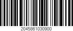 Código de barras (EAN, GTIN, SKU, ISBN): '2045861030900'