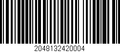 Código de barras (EAN, GTIN, SKU, ISBN): '2048132420004'
