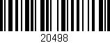 Código de barras (EAN, GTIN, SKU, ISBN): '20498'