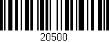 Código de barras (EAN, GTIN, SKU, ISBN): '20500'