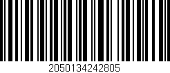 Código de barras (EAN, GTIN, SKU, ISBN): '2050134242805'