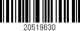 Código de barras (EAN, GTIN, SKU, ISBN): '20519630'