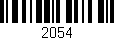 Código de barras (EAN, GTIN, SKU, ISBN): '2054'