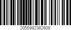 Código de barras (EAN, GTIN, SKU, ISBN): '2055992382809'