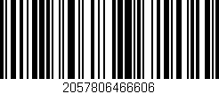 Código de barras (EAN, GTIN, SKU, ISBN): '2057806466606'