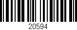 Código de barras (EAN, GTIN, SKU, ISBN): '20594'