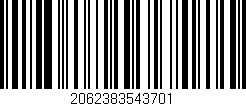 Código de barras (EAN, GTIN, SKU, ISBN): '2062383543701'