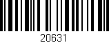 Código de barras (EAN, GTIN, SKU, ISBN): '20631'