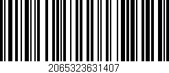 Código de barras (EAN, GTIN, SKU, ISBN): '2065323631407'