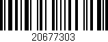 Código de barras (EAN, GTIN, SKU, ISBN): '20677303'