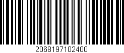 Código de barras (EAN, GTIN, SKU, ISBN): '2068197102400'
