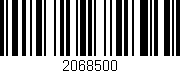 Código de barras (EAN, GTIN, SKU, ISBN): '2068500'