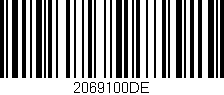 Código de barras (EAN, GTIN, SKU, ISBN): '2069100DE'