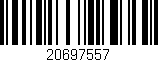 Código de barras (EAN, GTIN, SKU, ISBN): '20697557'