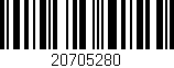 Código de barras (EAN, GTIN, SKU, ISBN): '20705280'