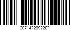 Código de barras (EAN, GTIN, SKU, ISBN): '2071472992207'
