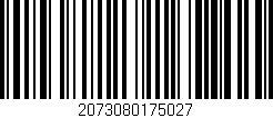 Código de barras (EAN, GTIN, SKU, ISBN): '2073080175027'