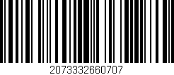 Código de barras (EAN, GTIN, SKU, ISBN): '2073332660707'