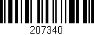 Código de barras (EAN, GTIN, SKU, ISBN): '207340'