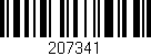 Código de barras (EAN, GTIN, SKU, ISBN): '207341'