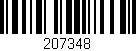 Código de barras (EAN, GTIN, SKU, ISBN): '207348'