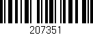 Código de barras (EAN, GTIN, SKU, ISBN): '207351'