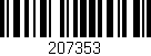Código de barras (EAN, GTIN, SKU, ISBN): '207353'