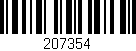 Código de barras (EAN, GTIN, SKU, ISBN): '207354'