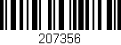 Código de barras (EAN, GTIN, SKU, ISBN): '207356'