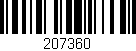 Código de barras (EAN, GTIN, SKU, ISBN): '207360'