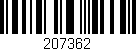 Código de barras (EAN, GTIN, SKU, ISBN): '207362'