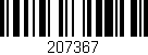 Código de barras (EAN, GTIN, SKU, ISBN): '207367'