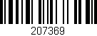Código de barras (EAN, GTIN, SKU, ISBN): '207369'