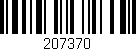 Código de barras (EAN, GTIN, SKU, ISBN): '207370'