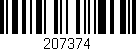 Código de barras (EAN, GTIN, SKU, ISBN): '207374'