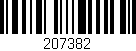 Código de barras (EAN, GTIN, SKU, ISBN): '207382'