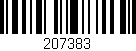 Código de barras (EAN, GTIN, SKU, ISBN): '207383'