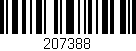 Código de barras (EAN, GTIN, SKU, ISBN): '207388'