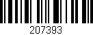Código de barras (EAN, GTIN, SKU, ISBN): '207393'