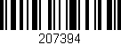 Código de barras (EAN, GTIN, SKU, ISBN): '207394'