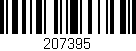 Código de barras (EAN, GTIN, SKU, ISBN): '207395'