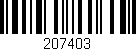 Código de barras (EAN, GTIN, SKU, ISBN): '207403'