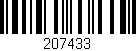 Código de barras (EAN, GTIN, SKU, ISBN): '207433'