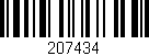 Código de barras (EAN, GTIN, SKU, ISBN): '207434'
