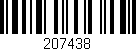 Código de barras (EAN, GTIN, SKU, ISBN): '207438'