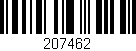 Código de barras (EAN, GTIN, SKU, ISBN): '207462'