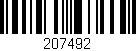 Código de barras (EAN, GTIN, SKU, ISBN): '207492'