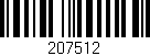Código de barras (EAN, GTIN, SKU, ISBN): '207512'