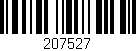 Código de barras (EAN, GTIN, SKU, ISBN): '207527'