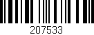 Código de barras (EAN, GTIN, SKU, ISBN): '207533'